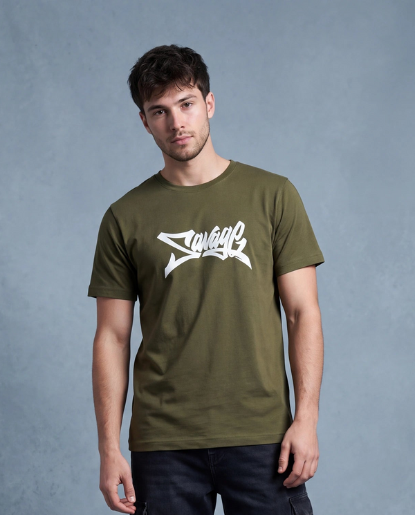 Savage Men's T-Shirt - Olive