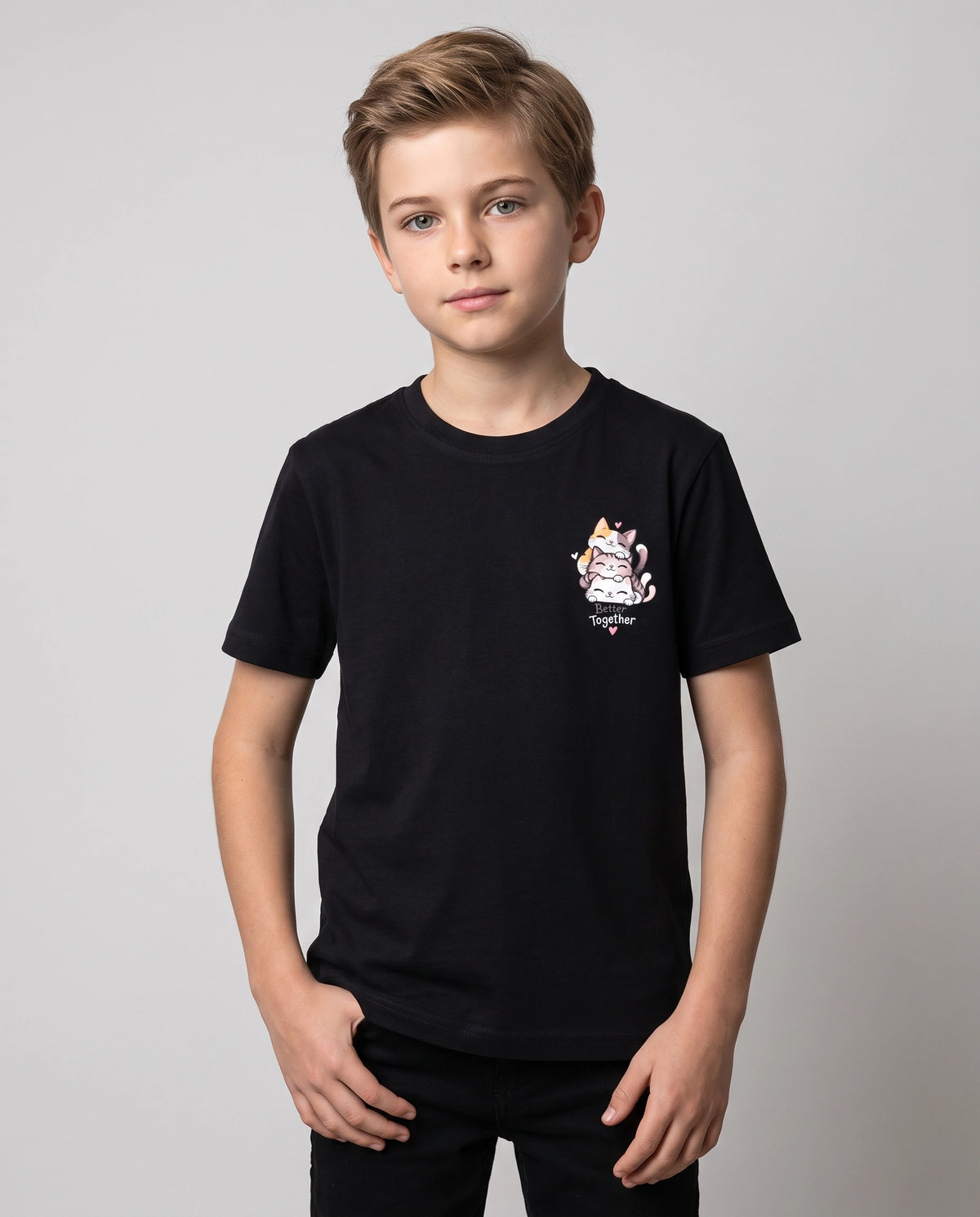 Better Together Kids' T-Shirt - Black