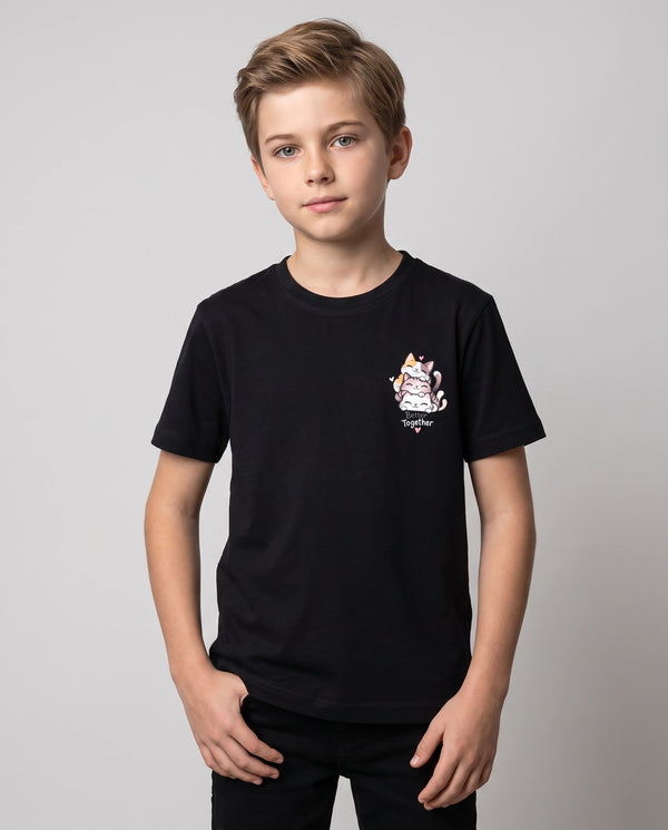 Better Together Kids' T-Shirt - Black