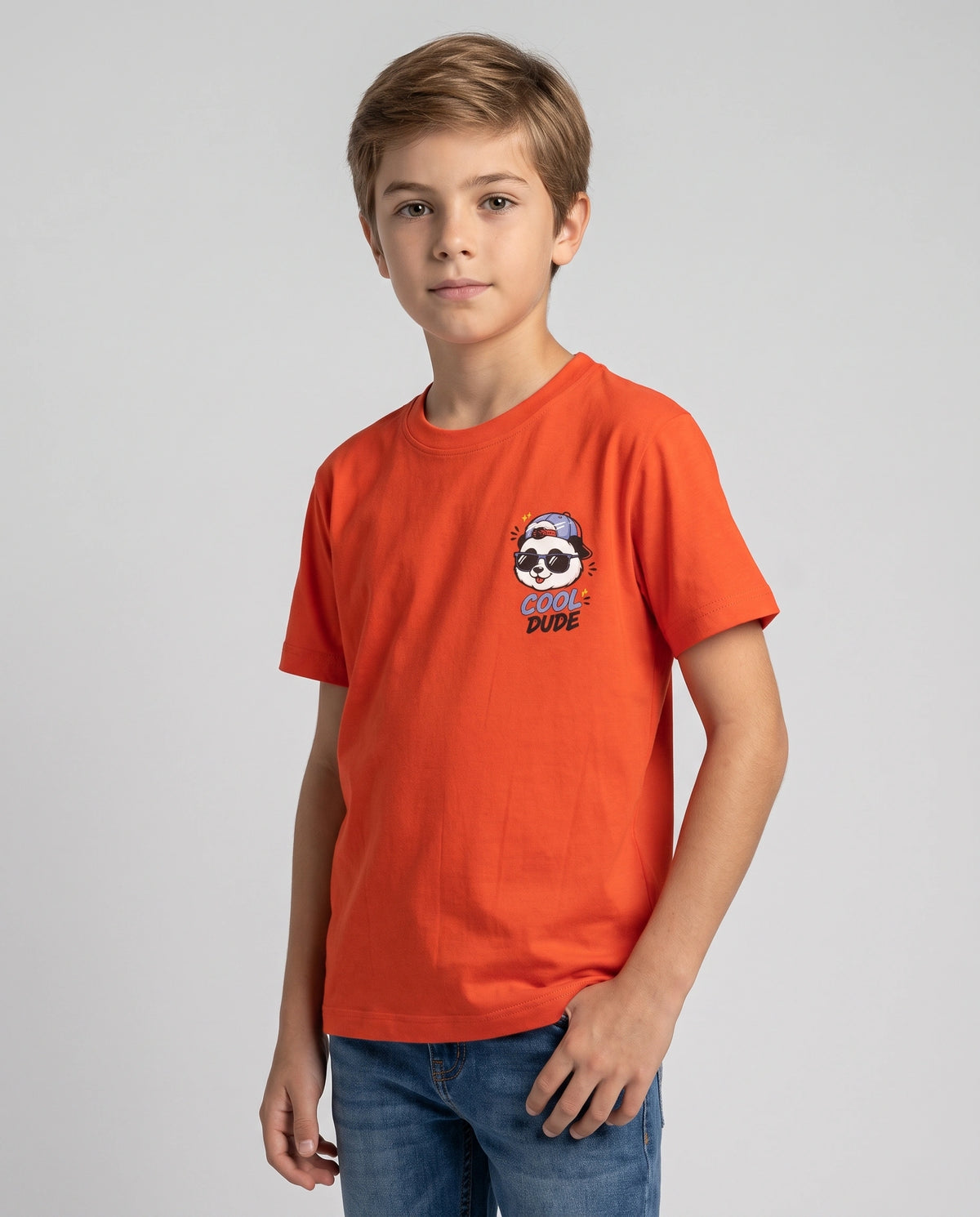 Cool Dude Kids' T-Shirt - Orange