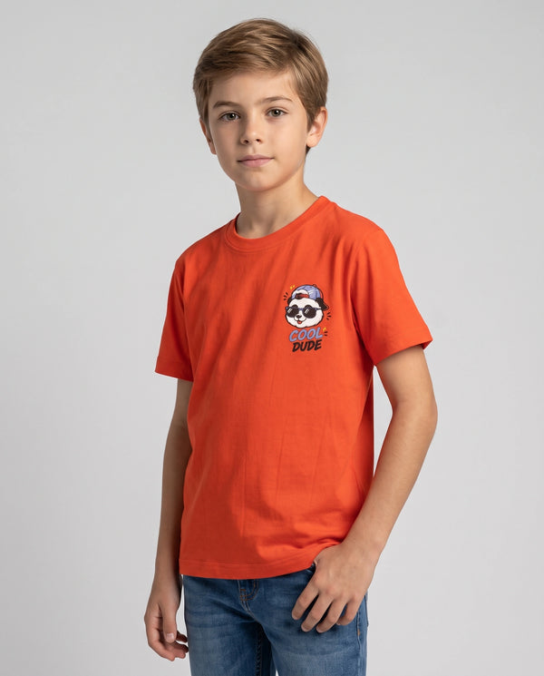 Cool Dude Kids' T-Shirt - Orange