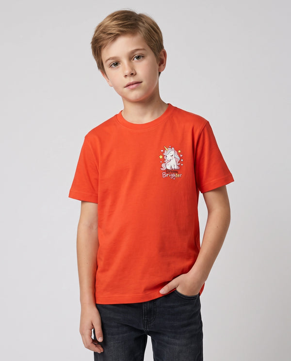 Dream Brighter Kids' T-Shirt - Orange