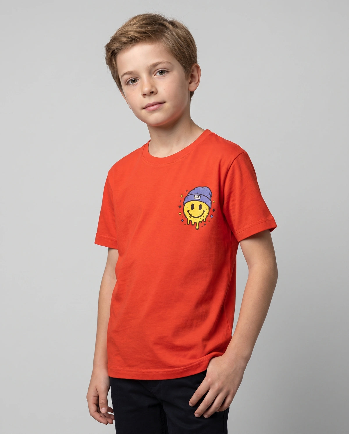 Smile Kids' T-Shirt - Orange