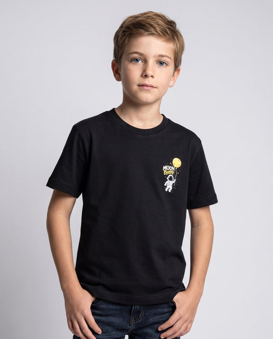 Moon Buddy Kids' T-Shirt - Black