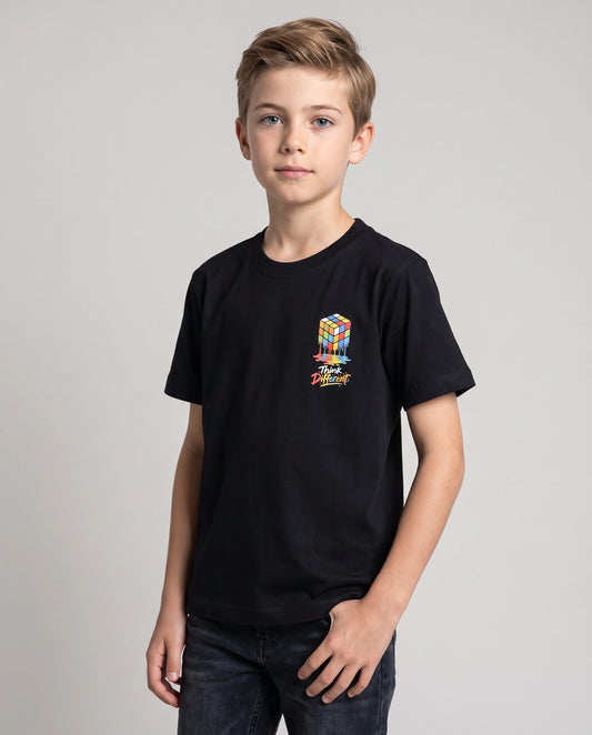 Think Different Kids' T-Shirt - Black