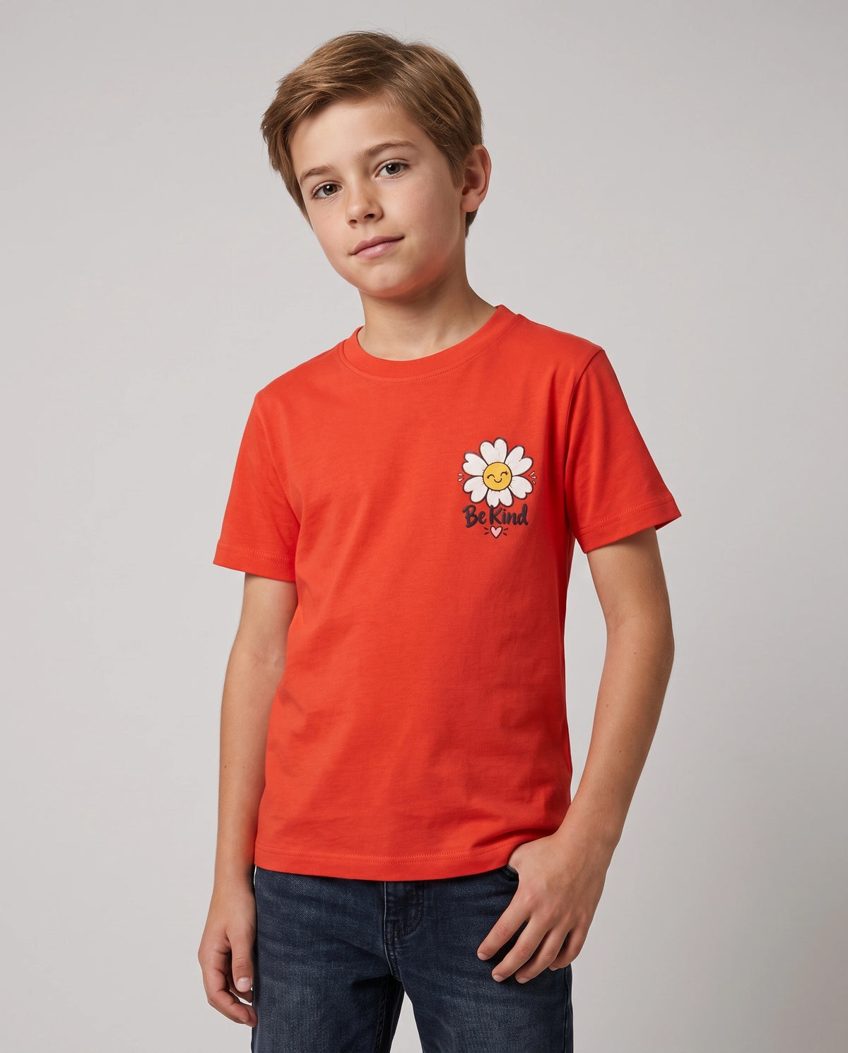 Be Kind Kids' T-Shirt - Orange