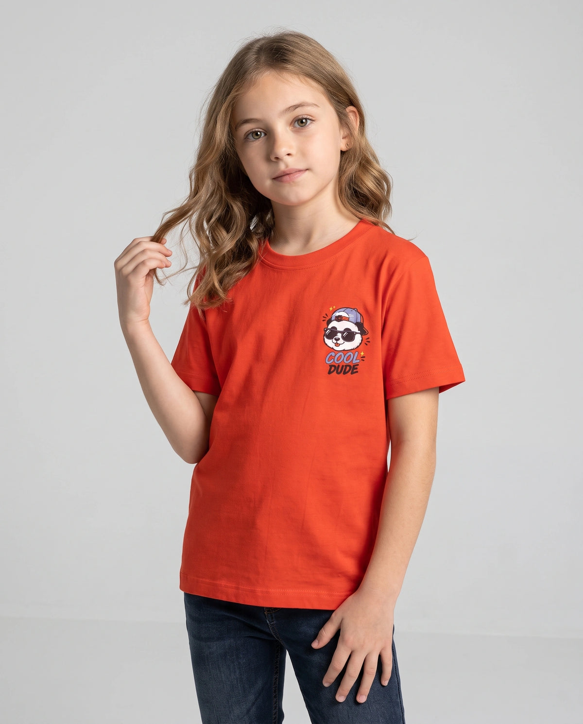 Cool Dude Kids' T-Shirt - Orange