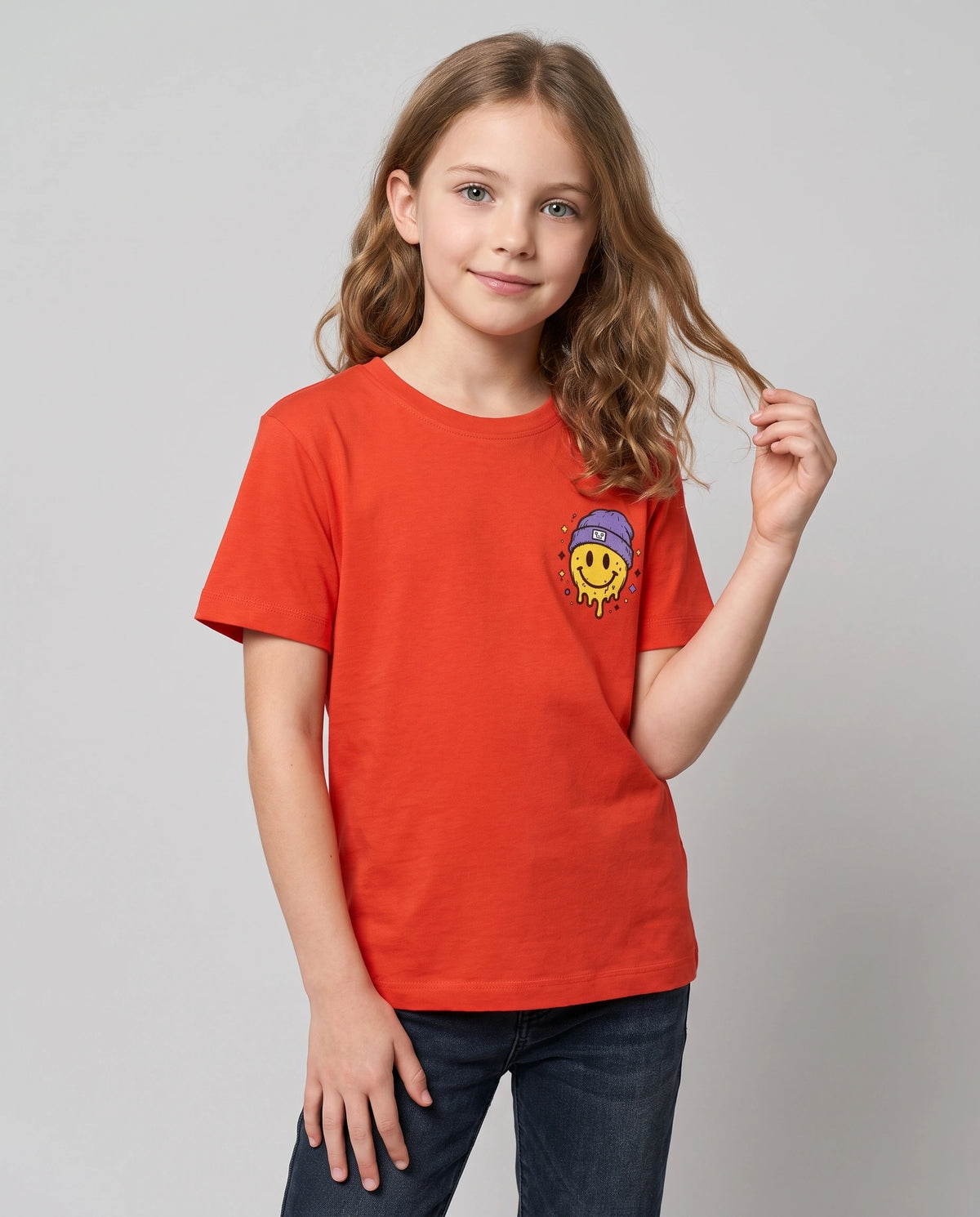 Smile Kids' T-Shirt - Orange