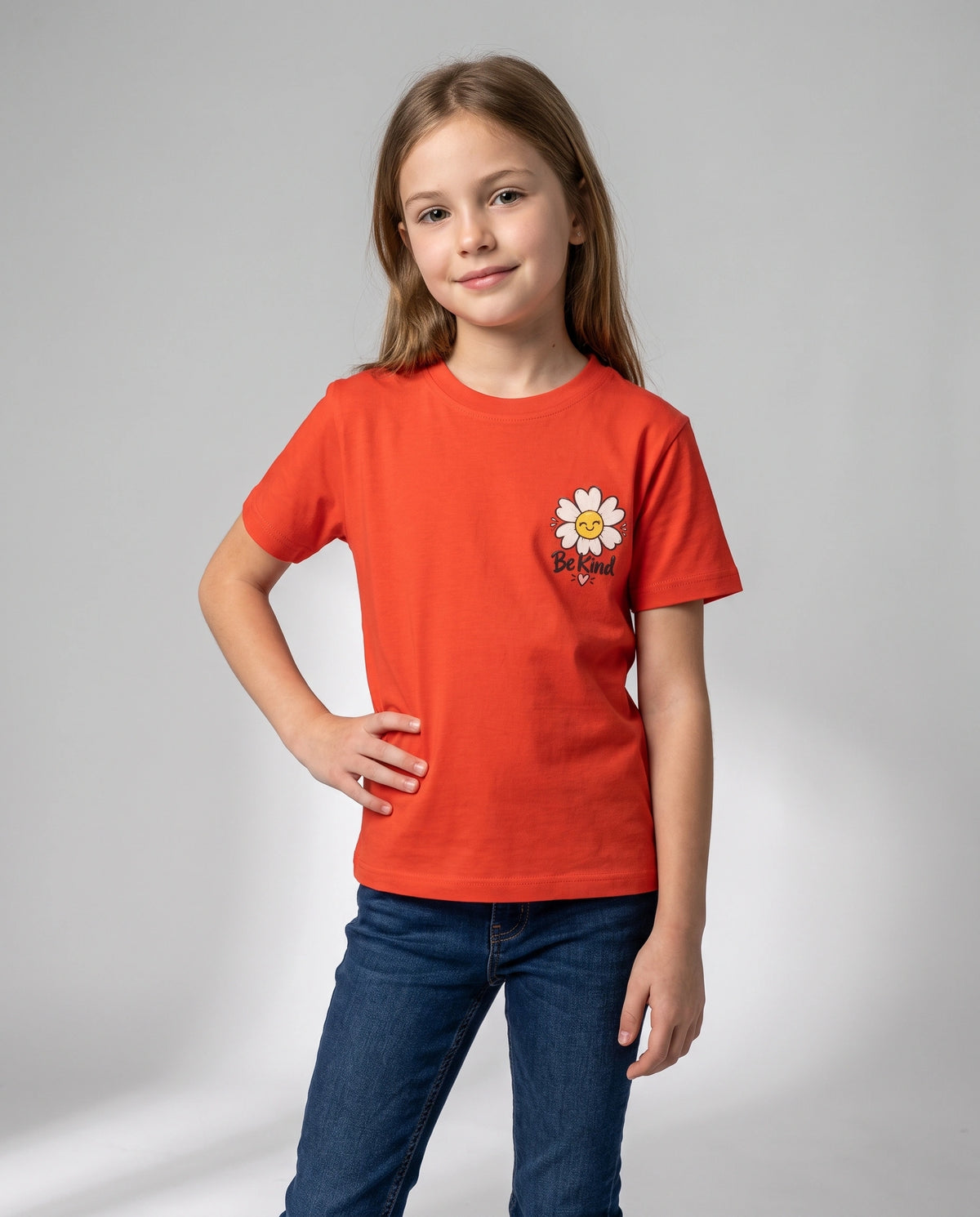 Be Kind Kids' T-Shirt - Orange