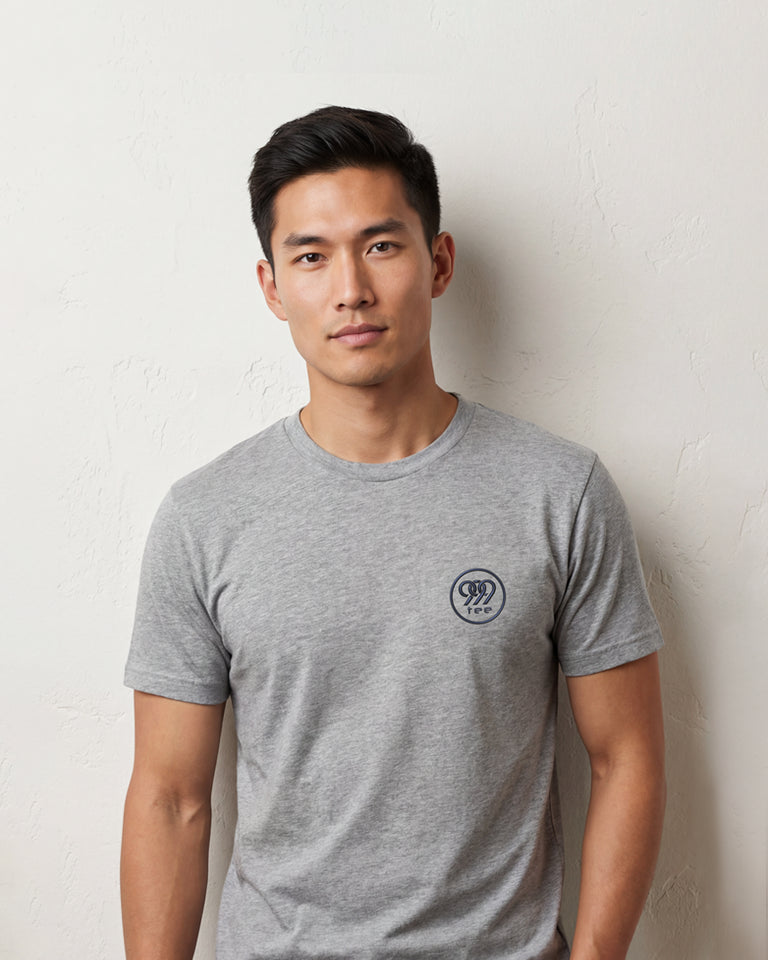 Grey Melange Men's T-Shirt