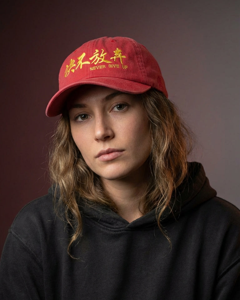 Never Give Up Dad Cap