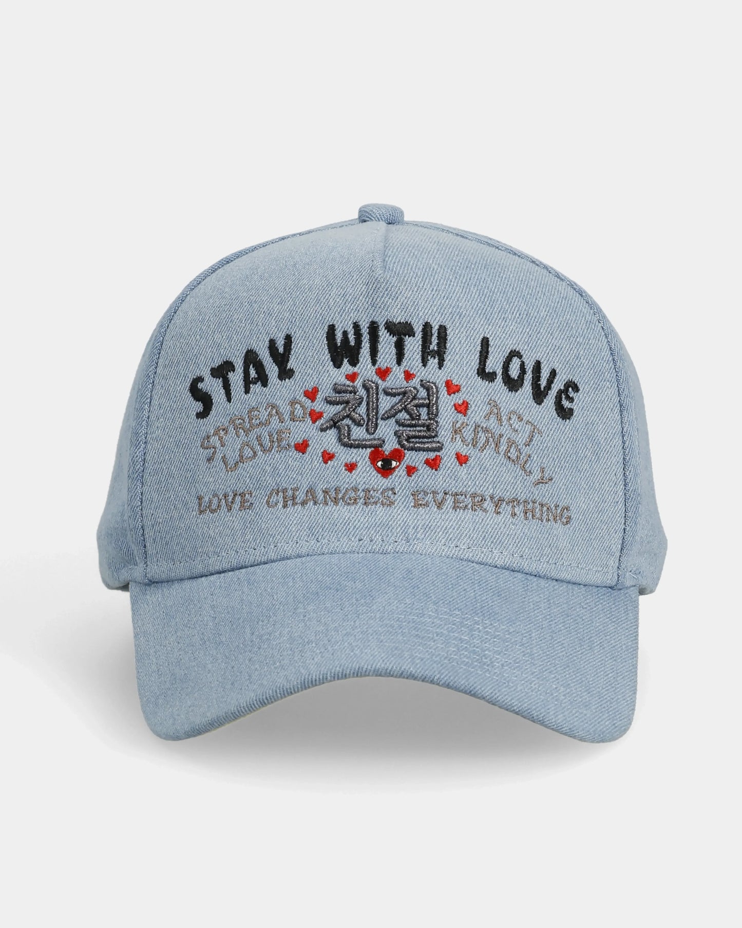 Stay with Love Denim Cap