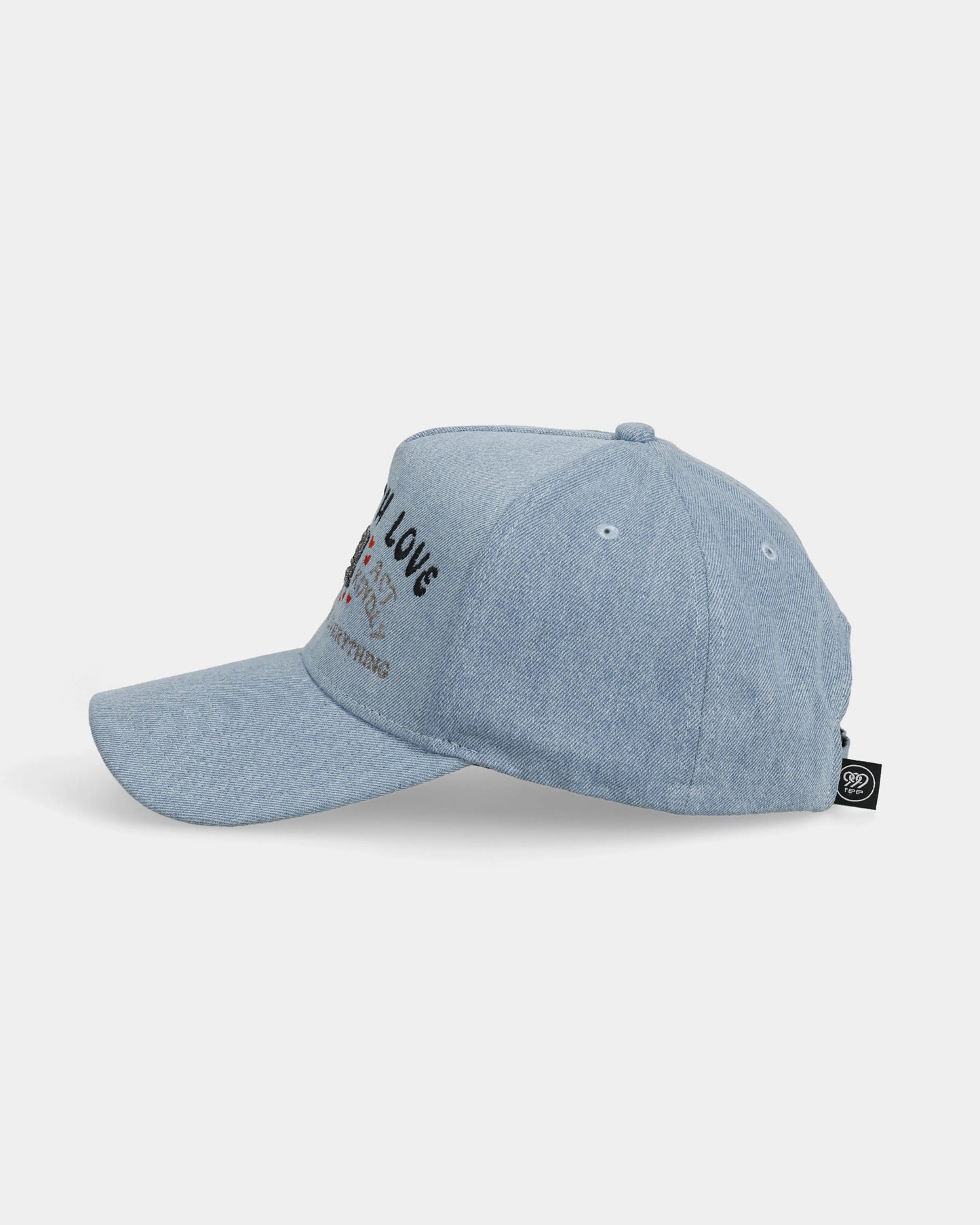 Stay with Love Denim Cap