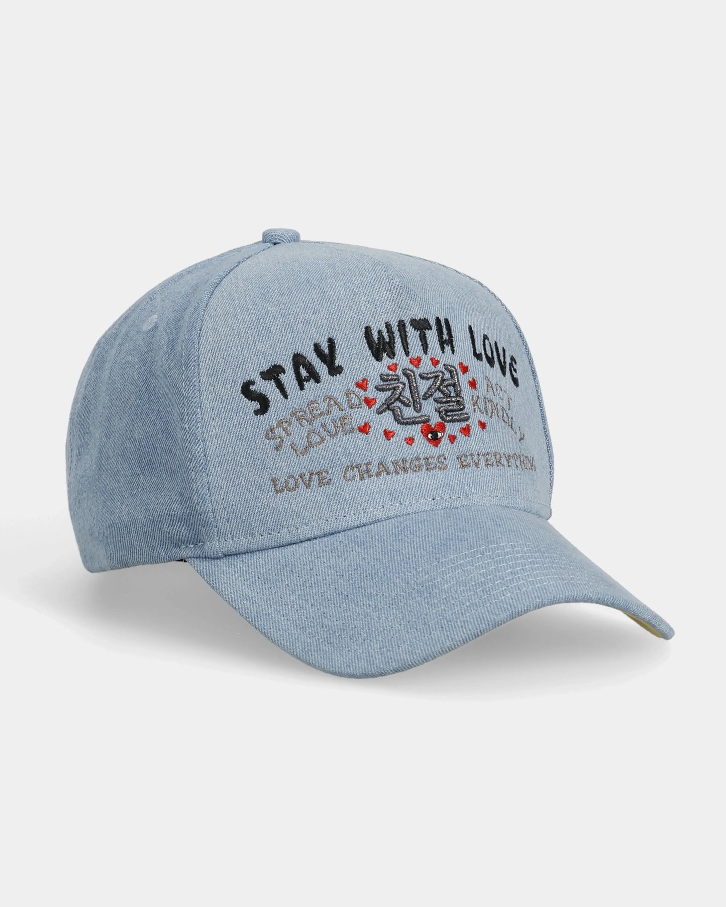 Stay with Love Denim Cap